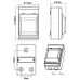 *EV POWERBOX - A-Type RCBO Electric Vehicle RCBO Enclosure - 32A/40A A-Type RCBO B/C Curve with SPD